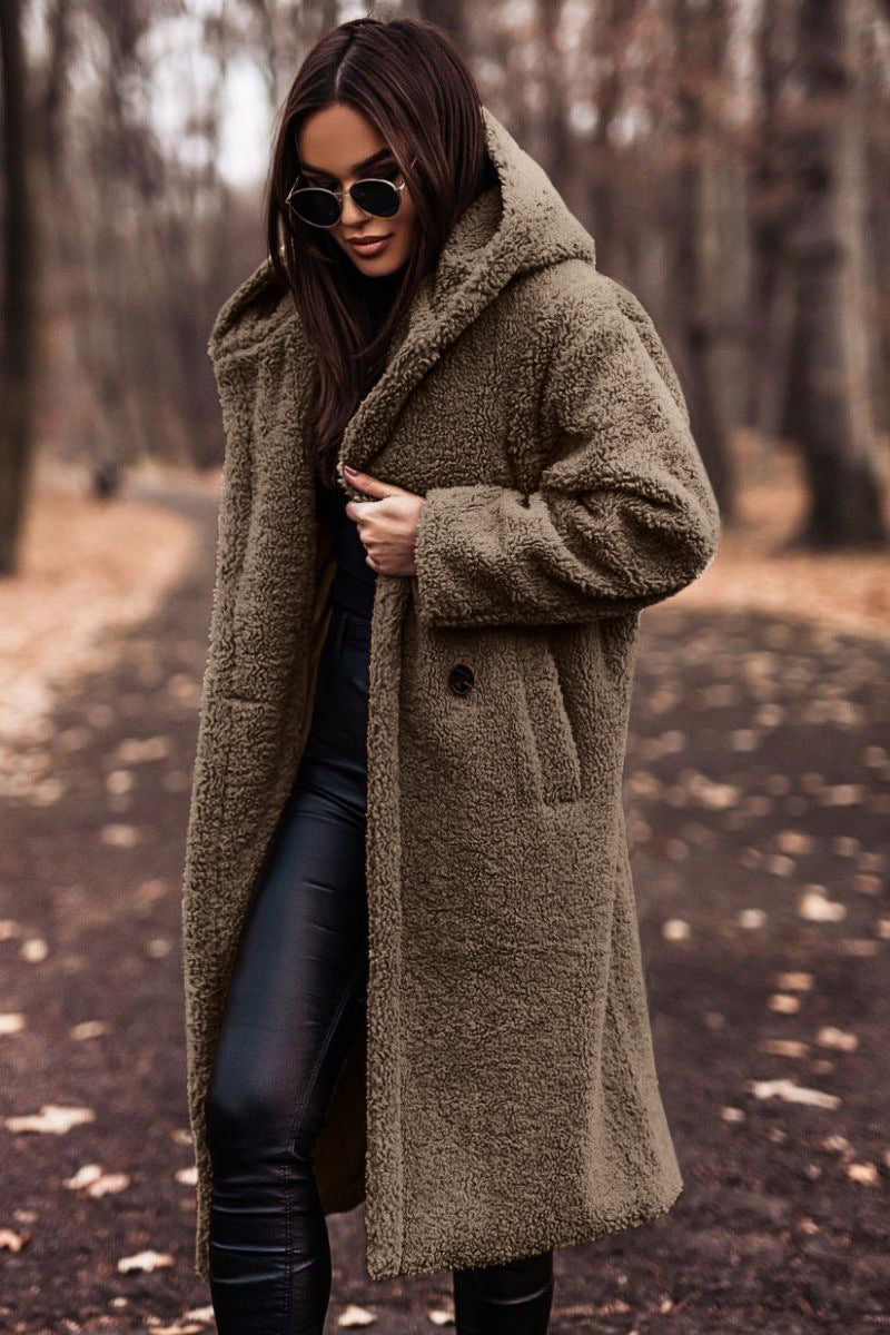 Sherina | Luxe Teddy Long Coat