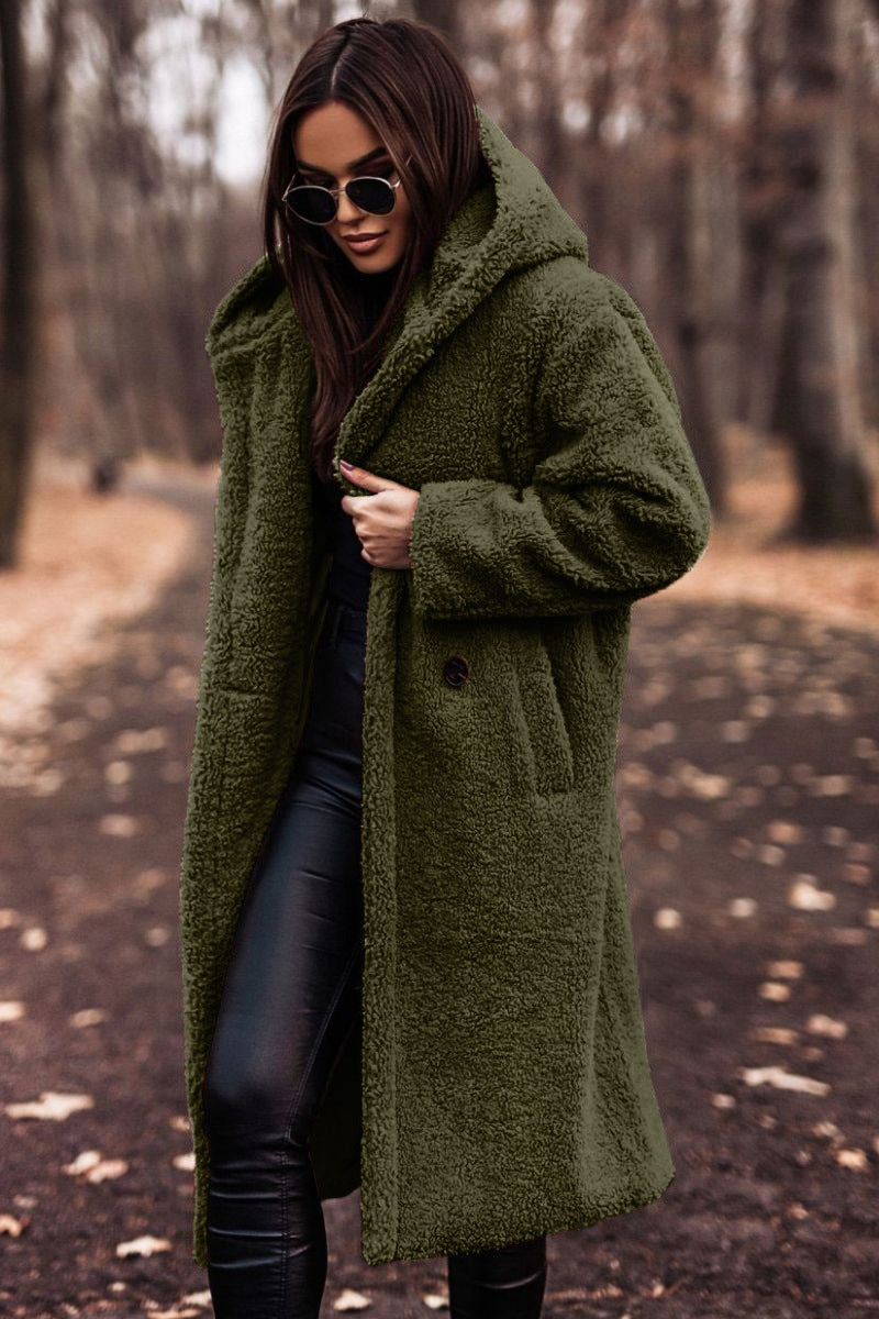 Sherina | Luxe Teddy Long Coat
