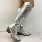 Tiffany | Western Inspired Knee-High Boots