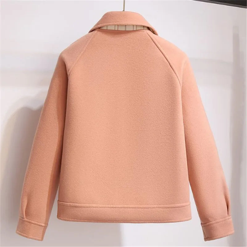 Madison Harper | Crème wolblend jacket | Omhuld in zachte luxe voel jij je moeiteloos stijlvol