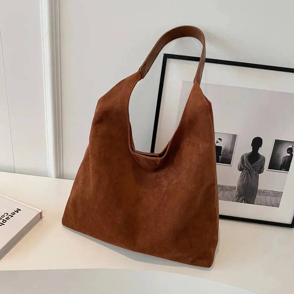 Alessia Moretti | Suede Look Shoulder Bag