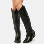 Tiffany | Western Inspired Knee-High Boots