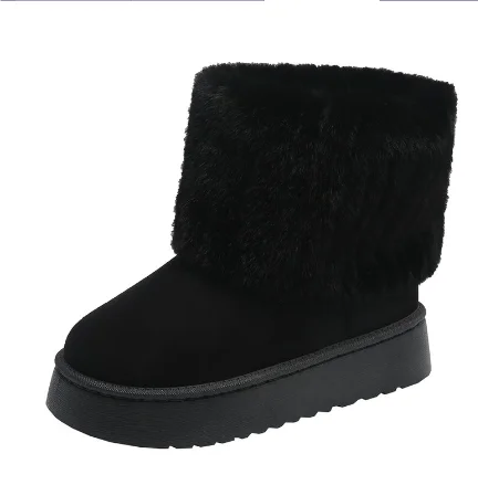Giulia Moretti | Winter Collection – Faux Fur Suède Boots