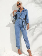 Barbie | Modern Denim Utility Jumpsuit