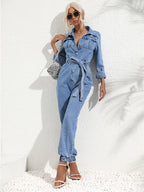Barbie | Modern Denim Utility Jumpsuit