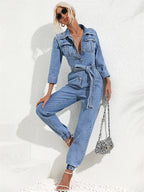 Barbie | Modern Denim Utility Jumpsuit