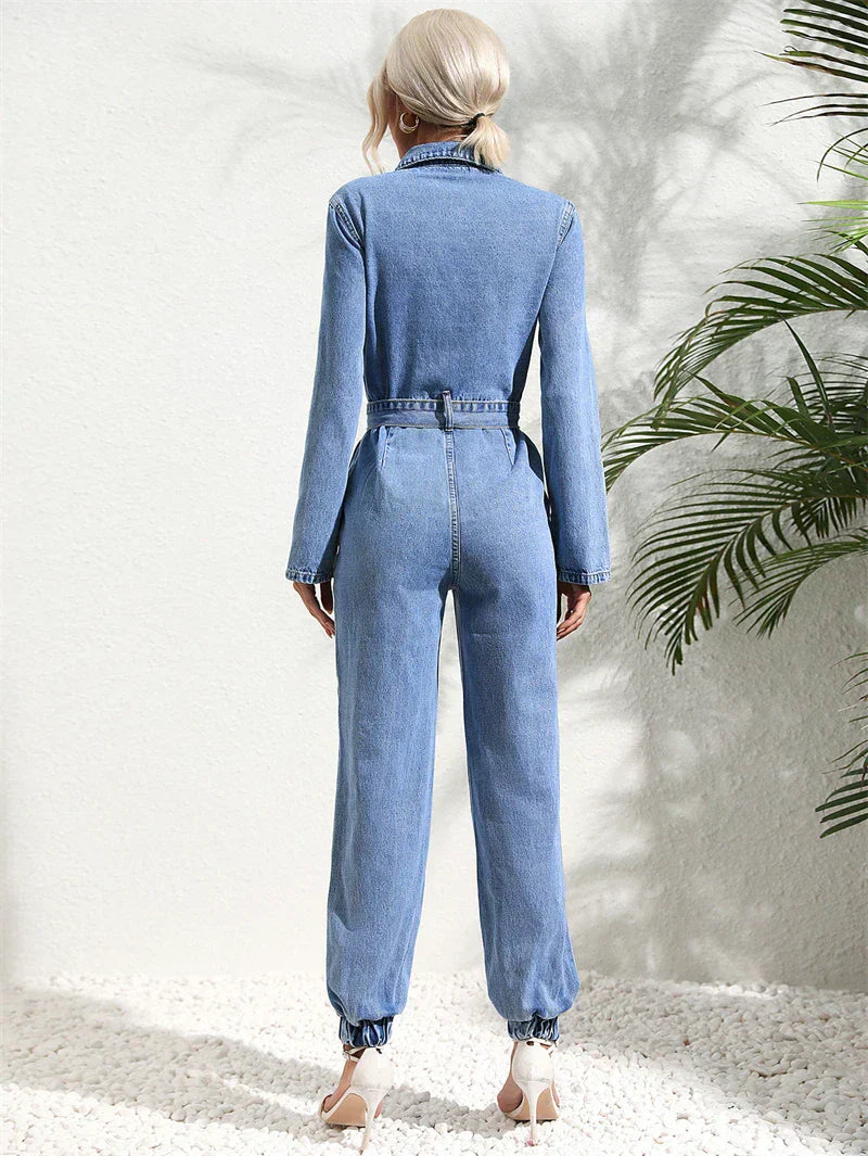 Barbie | Modern Denim Utility Jumpsuit