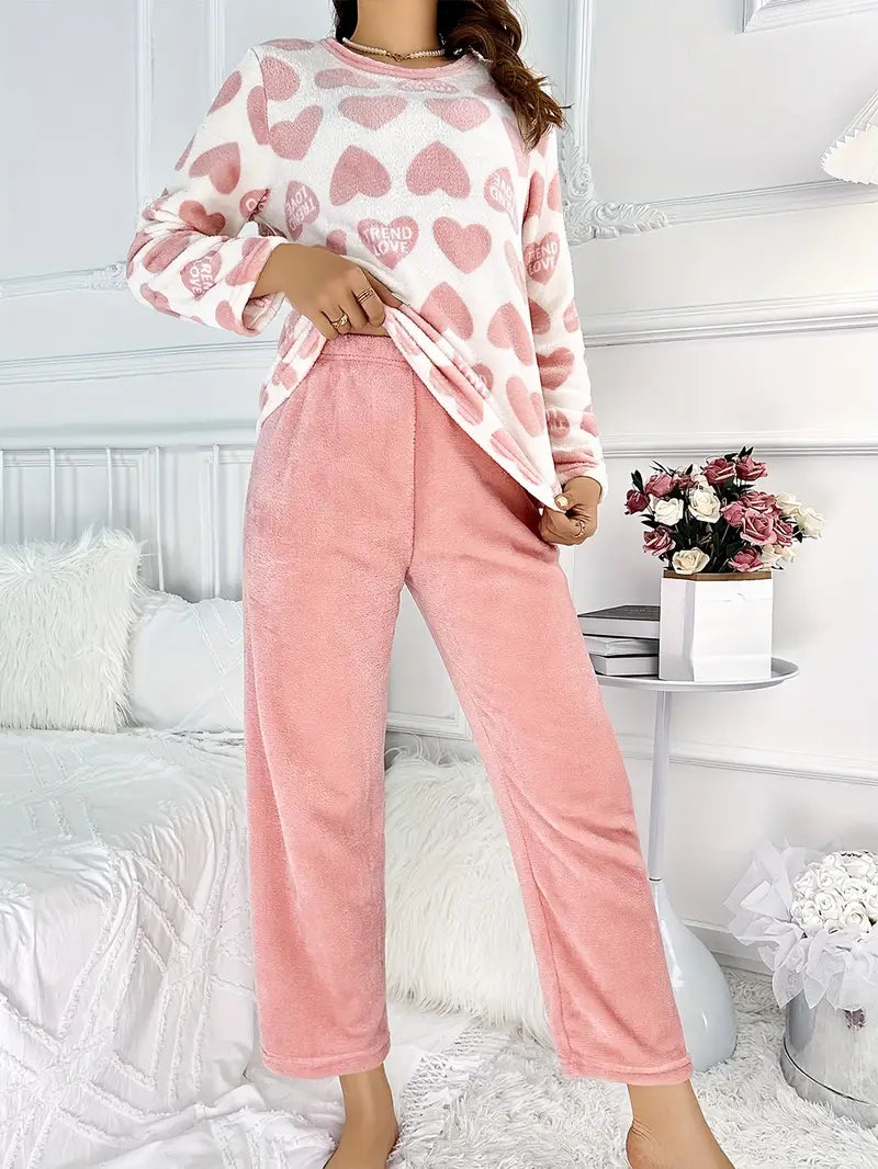 Sofía Alvarez | Zachte Cozy Heart Pyjama Set