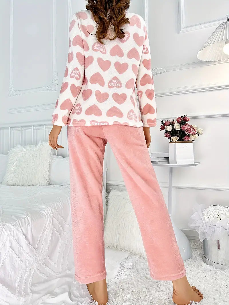 Sofía Alvarez | Zachte Cozy Heart Pyjama Set