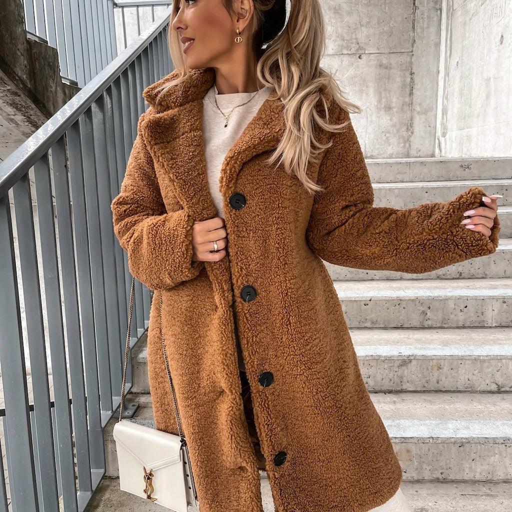 Rochella | Luxe Teddy Long Coat