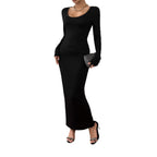 Avelisse | Midnight Curve Maxi Dress | Tijdloze verleiding in pure vorm