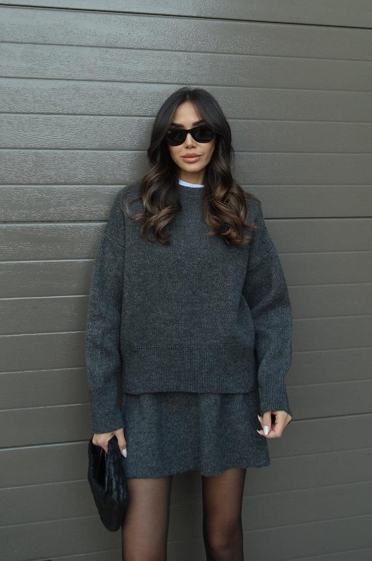 Nicole | Herfstgebreide Knit Two-Piece Set