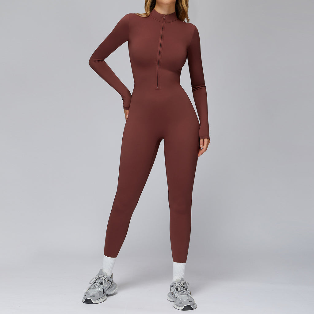 Isabella Monteiro | Sculpting Zip Long Sleeve Bodysuit