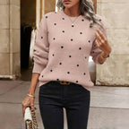 Marisol Vega | Soft Knit Polka Dot Sweater