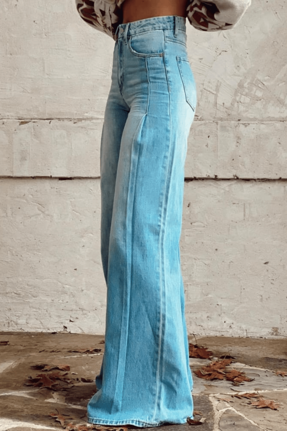 Eleanor Hayes | High Waist Wide Leg Denim | Creëert een moeiteloos elegant silhouet met een vintage touch
