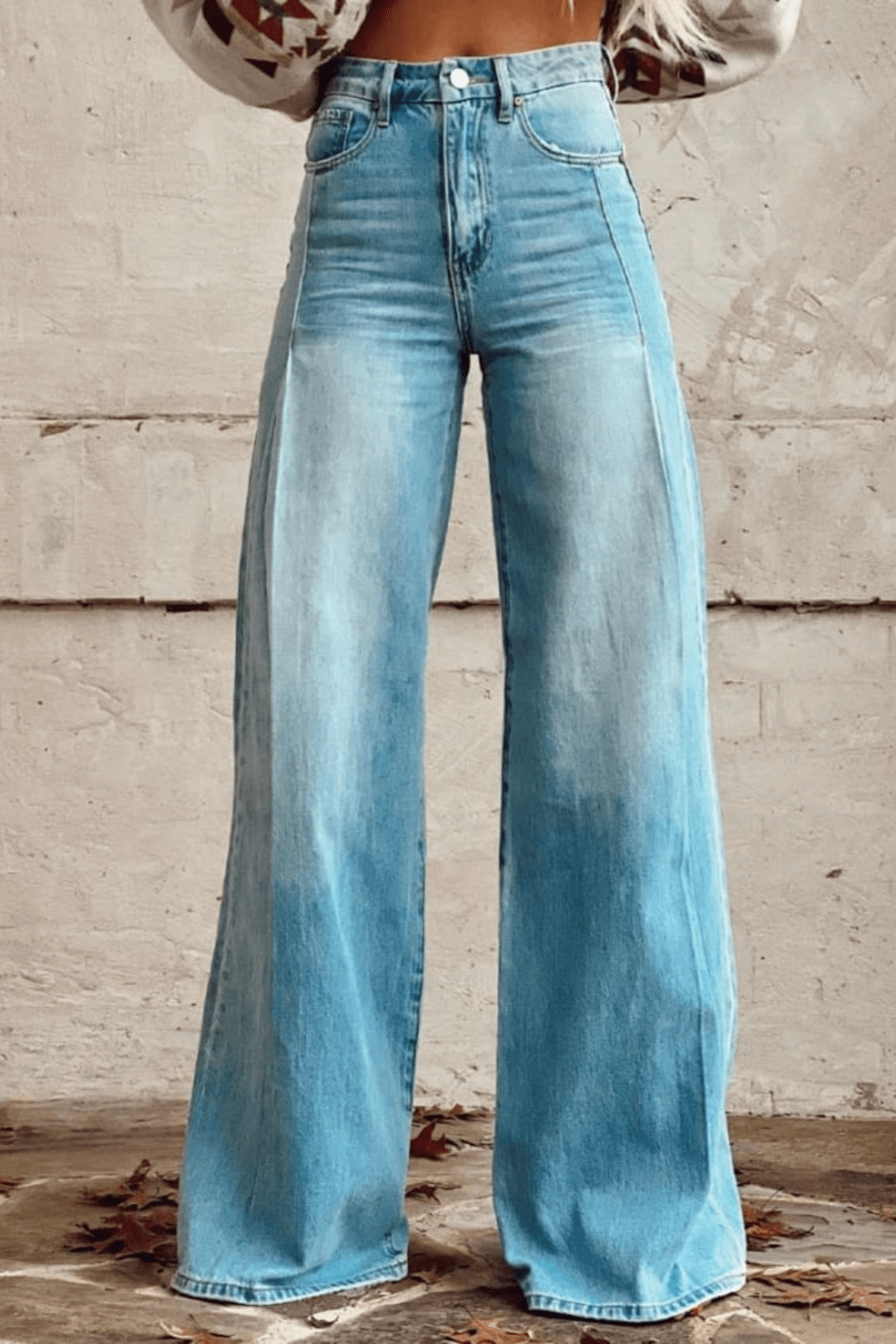 Eleanor Hayes | High Waist Wide Leg Denim | Creëert een moeiteloos elegant silhouet met een vintage touch