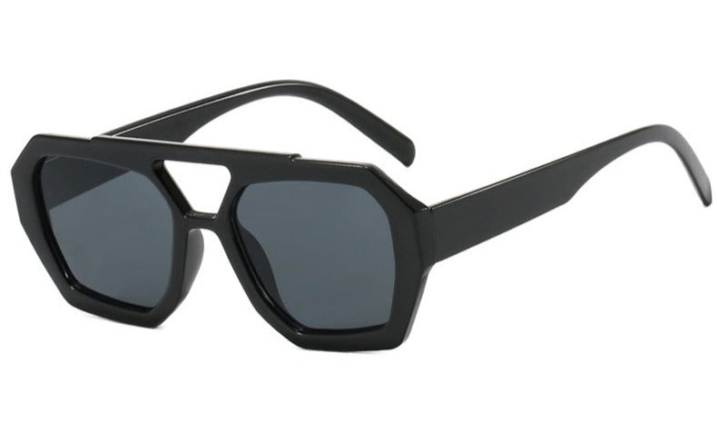 Sofía Delgado | Statement Zwarte Oversized Zonnebril