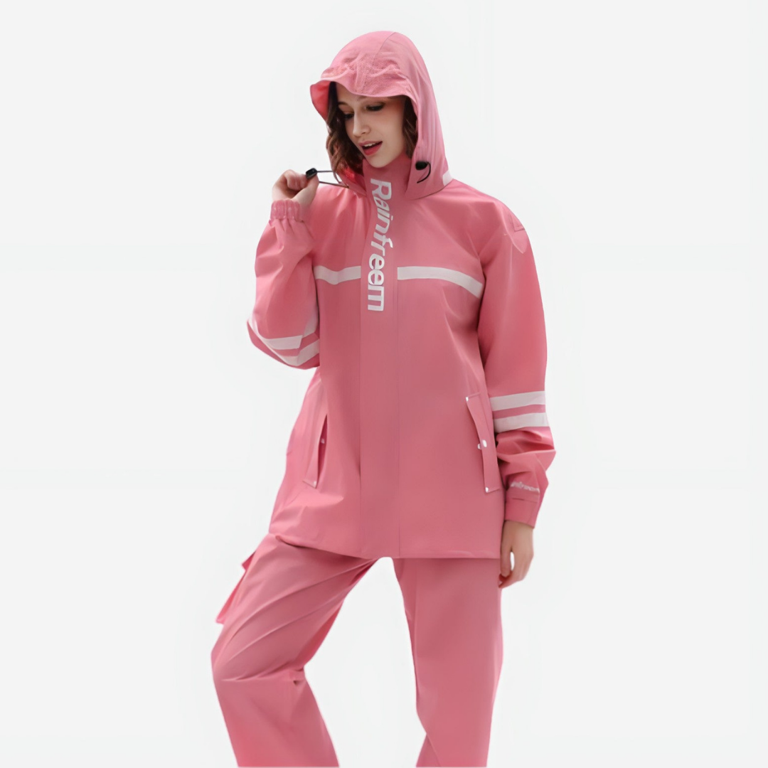 Jessica Miller | Stylish rain set | Jij blijft droog terwijl je er zelfverzekerd en vrouwelijk uitziet