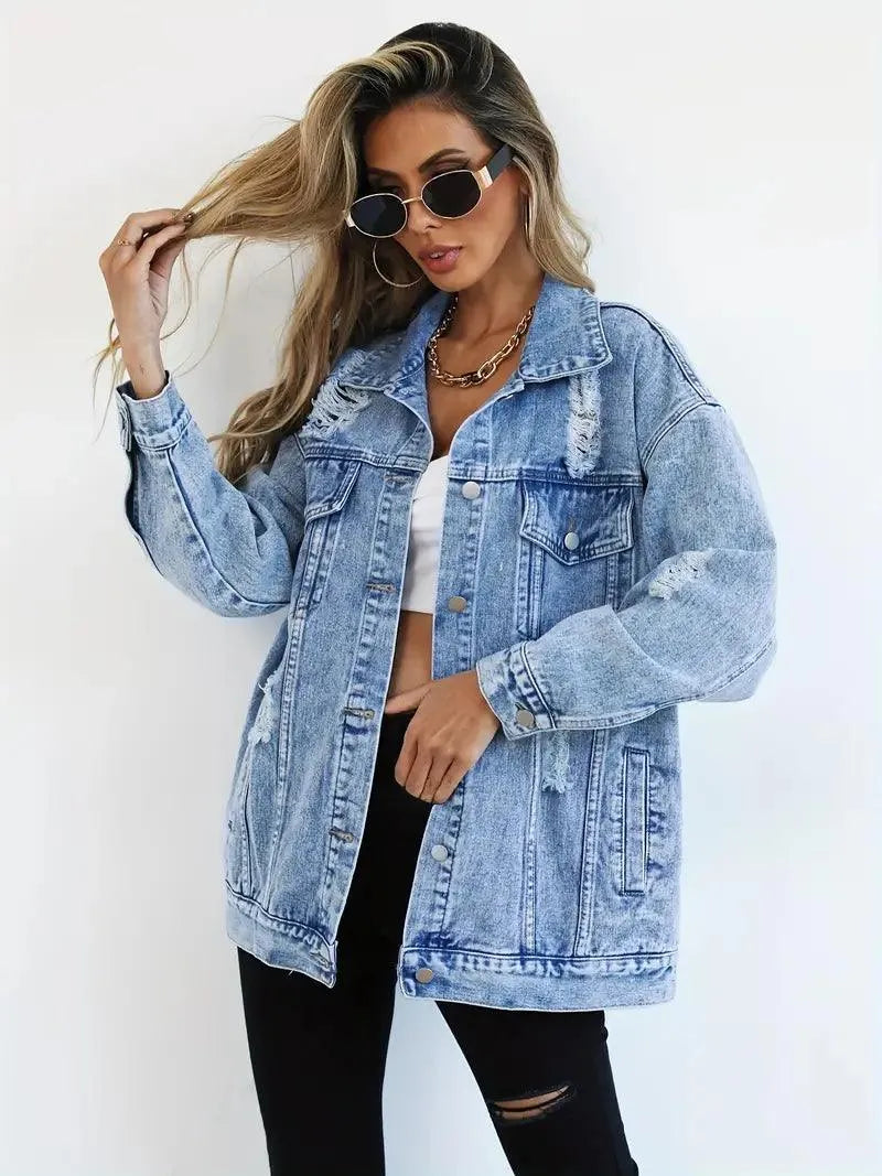 Madison Carter | Denim jacket | Jij voelt je moeiteloos cool, zelfverzekerd en vrij
