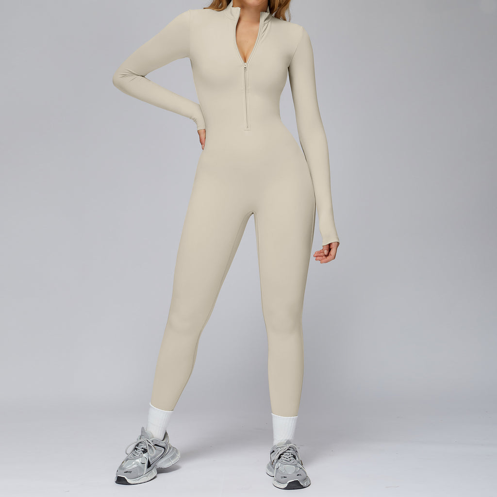 Isabella Monteiro | Sculpting Zip Long Sleeve Bodysuit