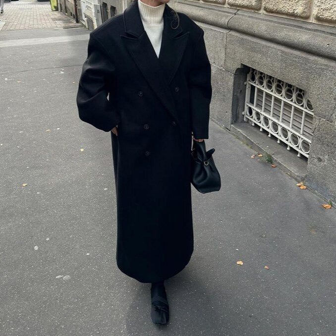 Ethan Walker | Luxe wollen mantel | Voel je moeiteloos krachtig en stijlvol bij elke stap