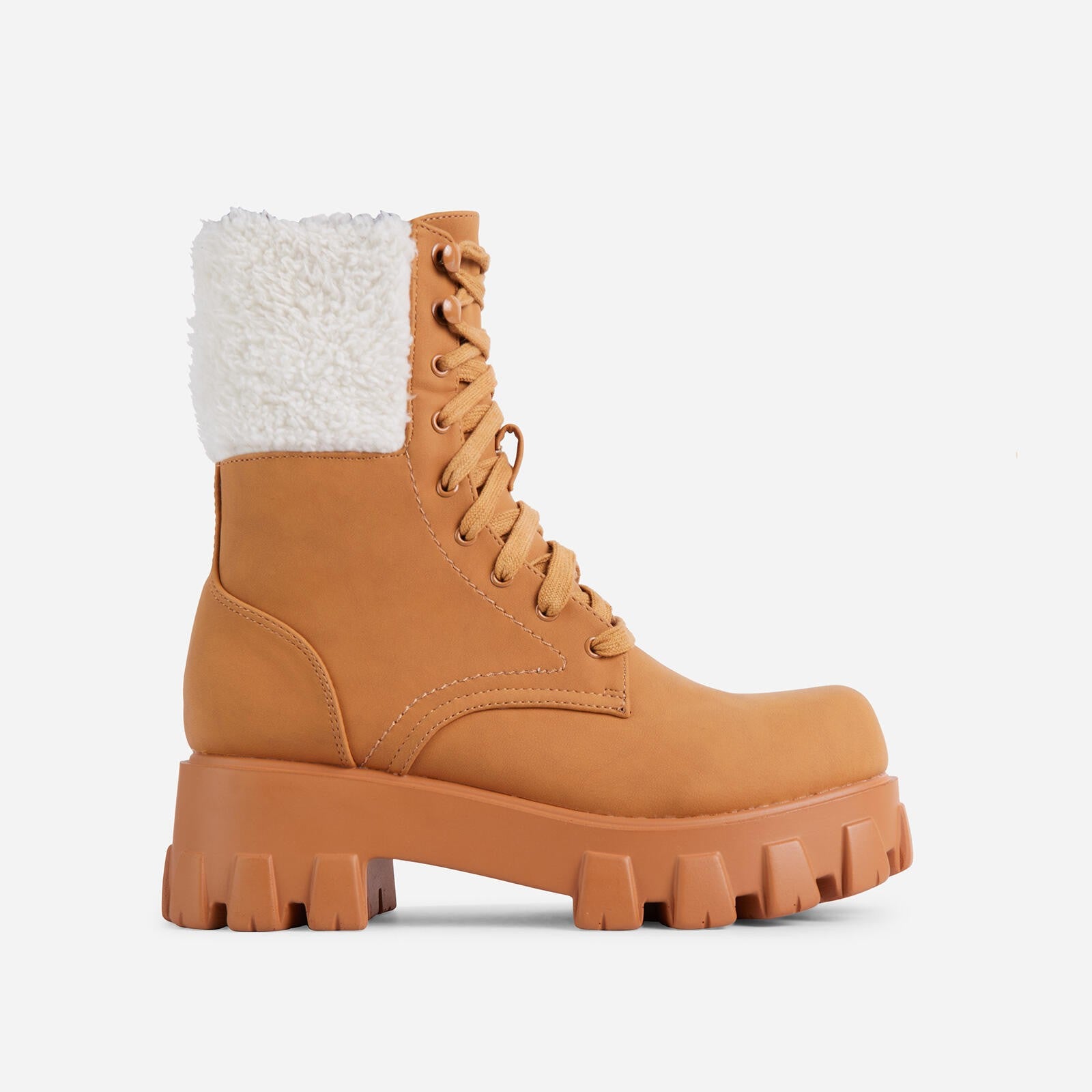 Harper Collins | Teddy Lined Lace-Up Boots | Houdt je warm met een stoere en stijlvolle uitstraling