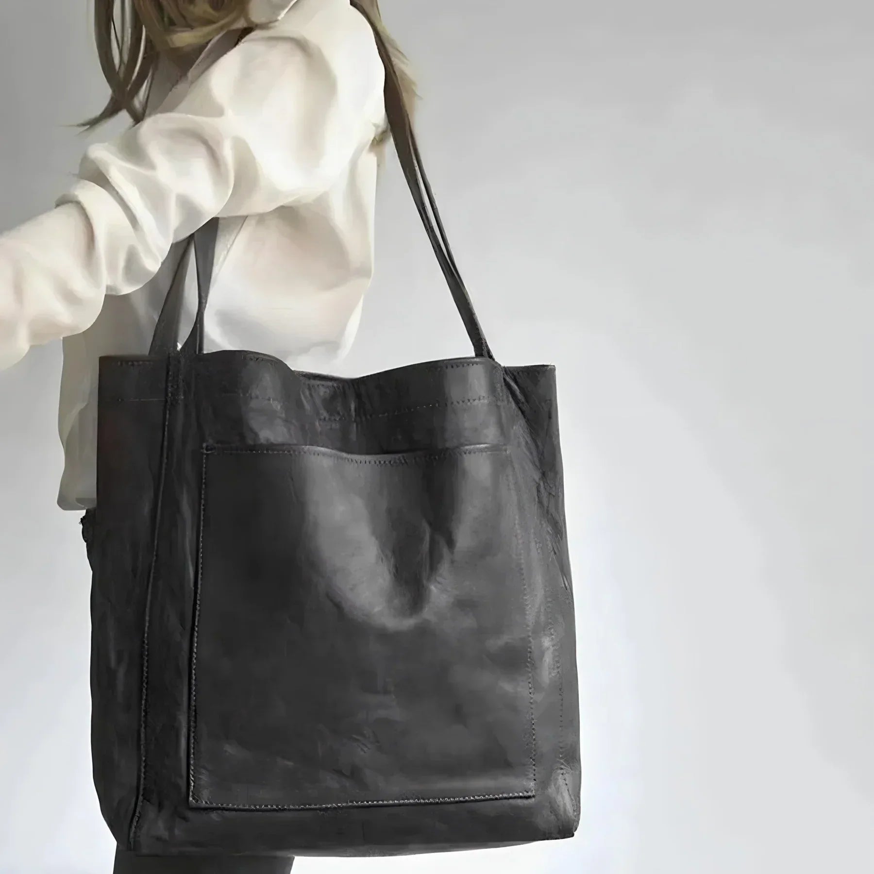 Isabella Romano | Leren Shopper Tas