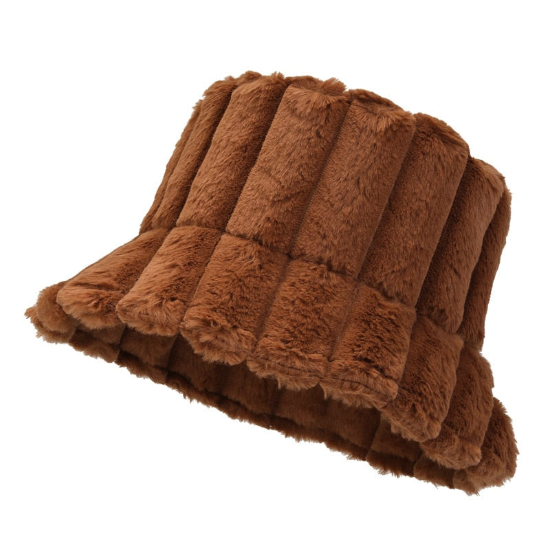 Lotte Van Dalen | Faux Fur Bucket Hoed