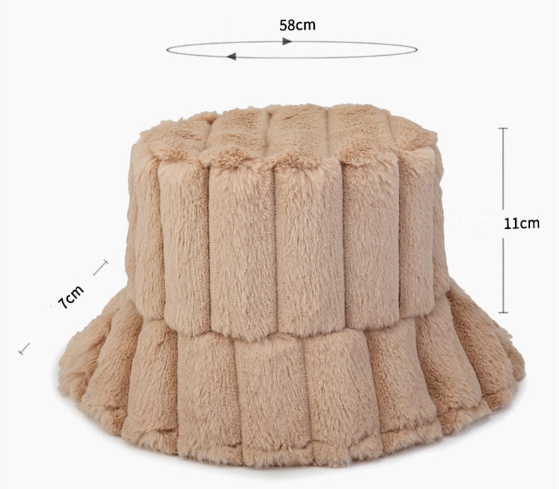 Lotte Van Dalen | Faux Fur Bucket Hoed