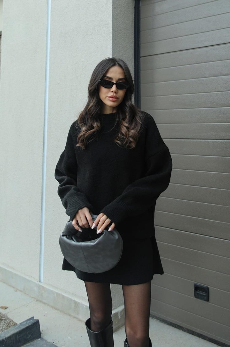 Nicole | Herfstgebreide Knit Two-Piece Set